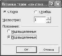 Редактирование структуры таблицы