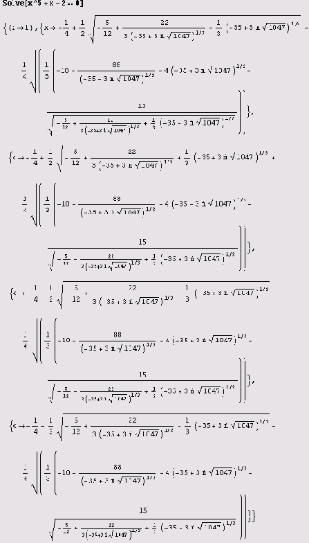    Mathematica 5
